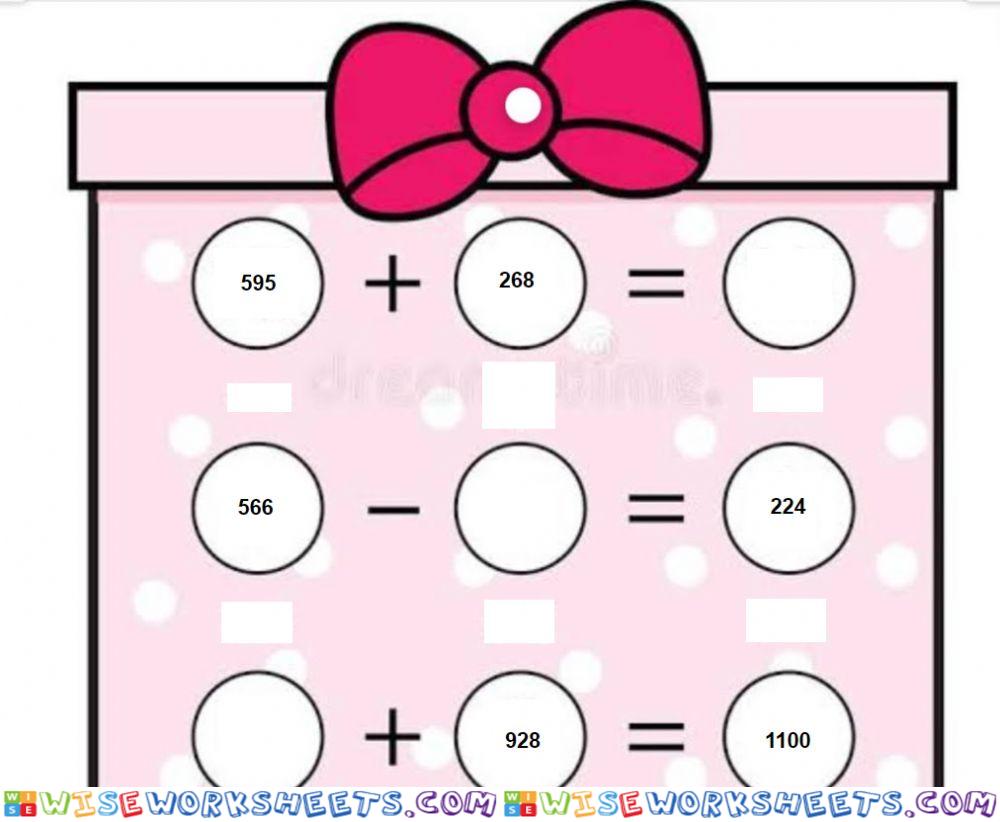 Subtraction and Addition
