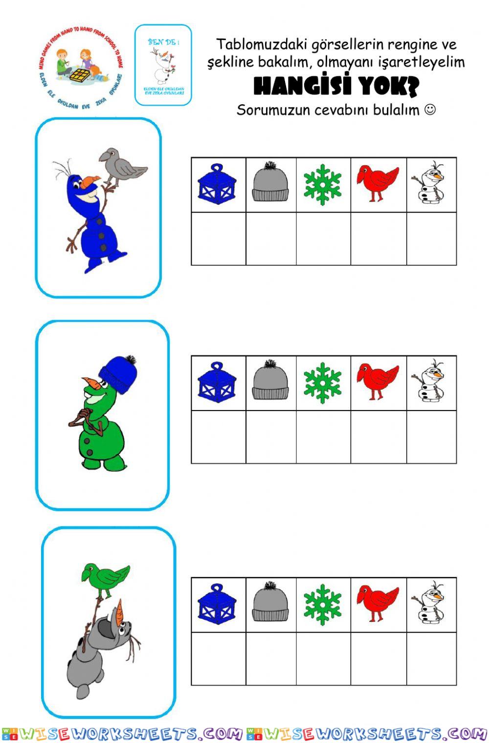 worksheet