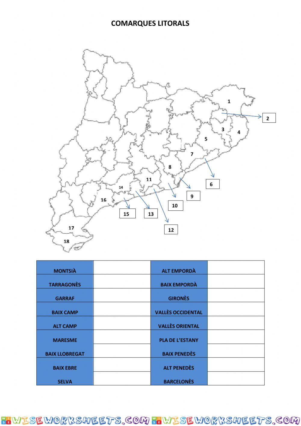 Comarques litorals