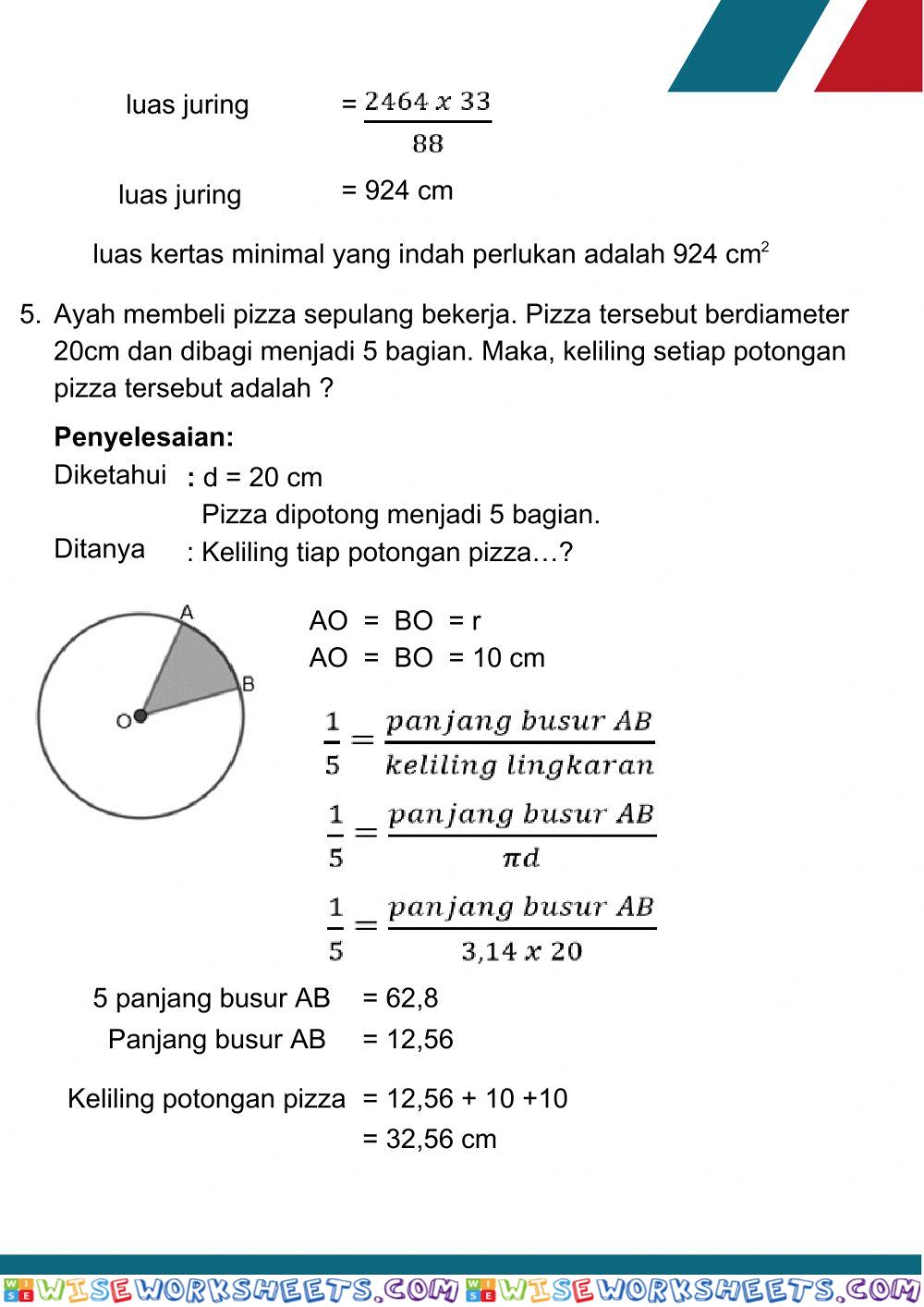 worksheet