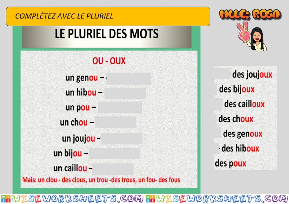 Pluriels