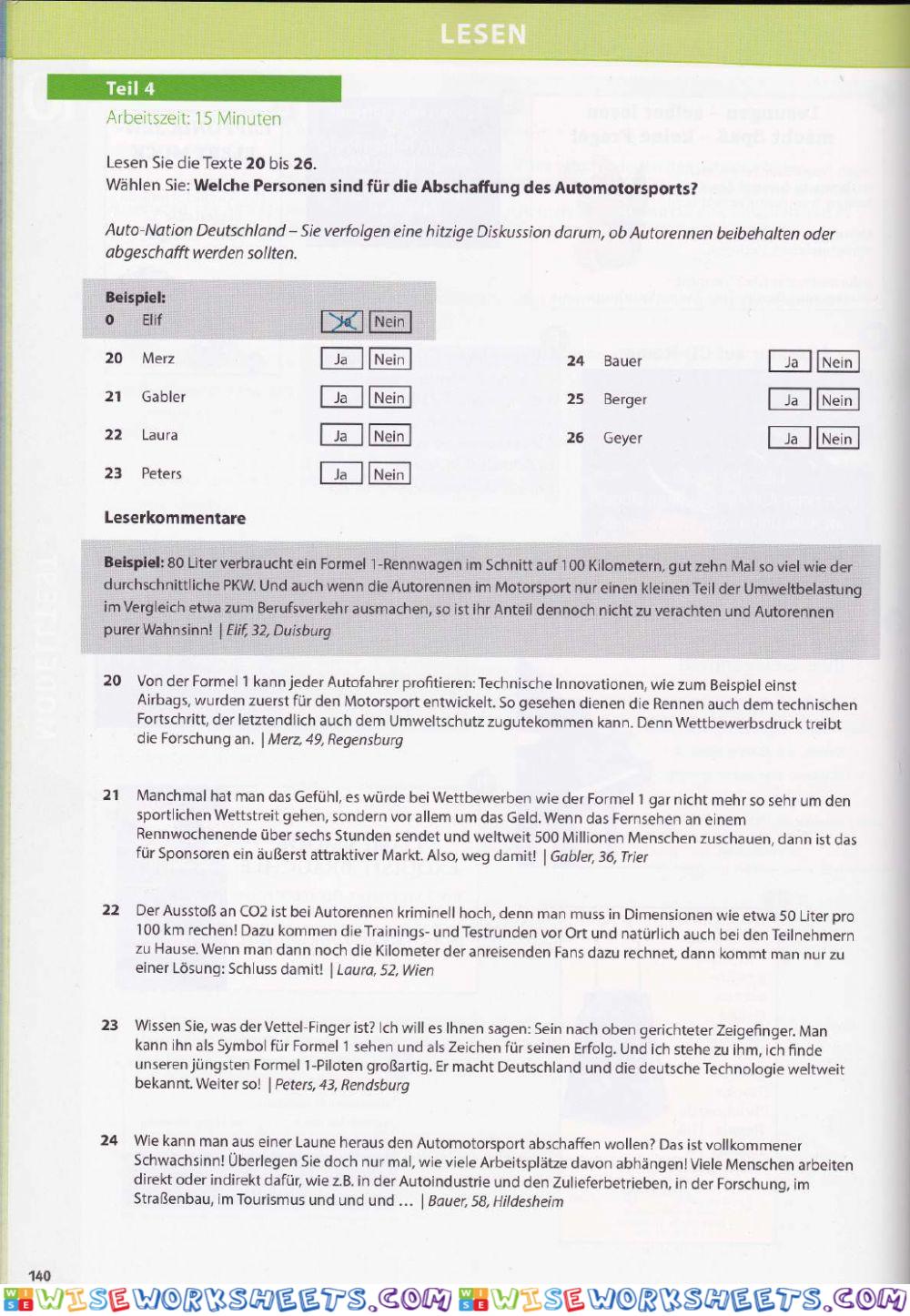 worksheet