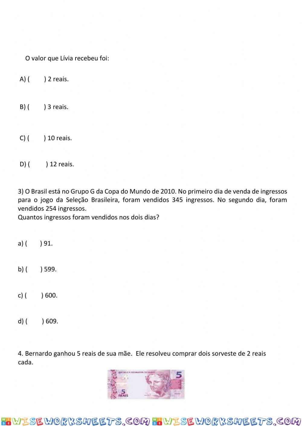 worksheet