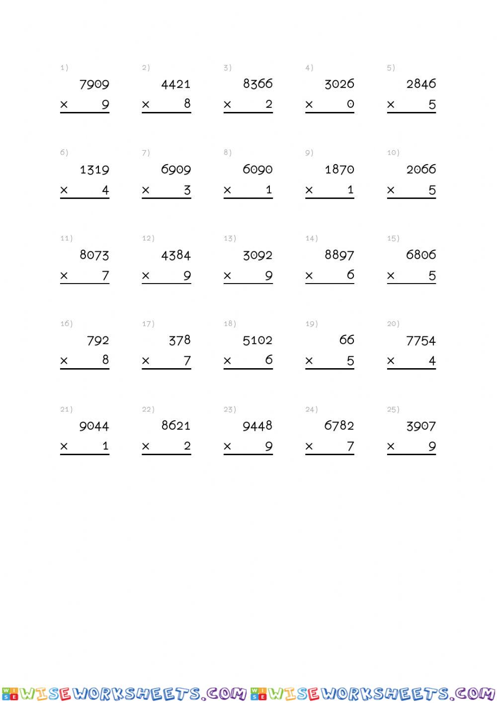 worksheet