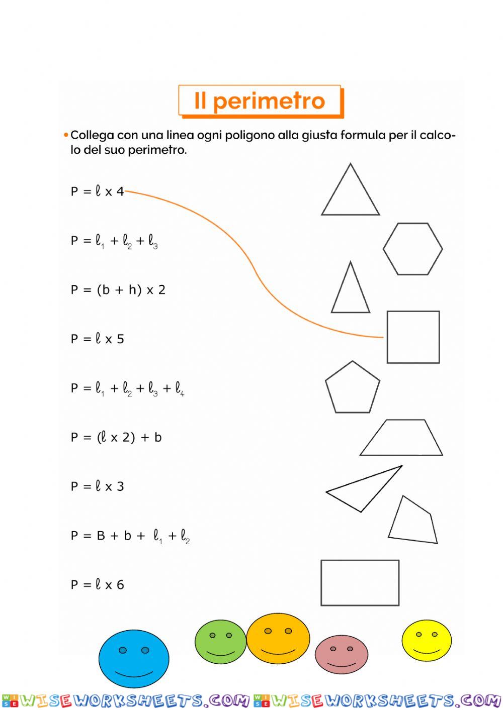 Formule perimetro e area