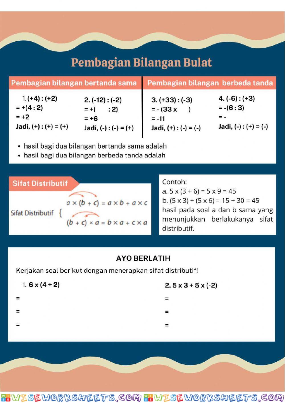 worksheet