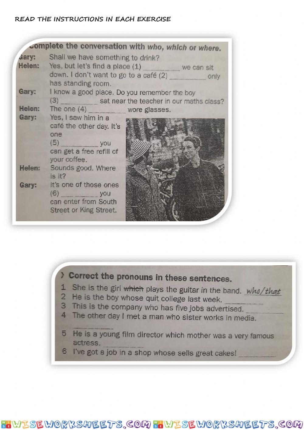 Relative Pronouns