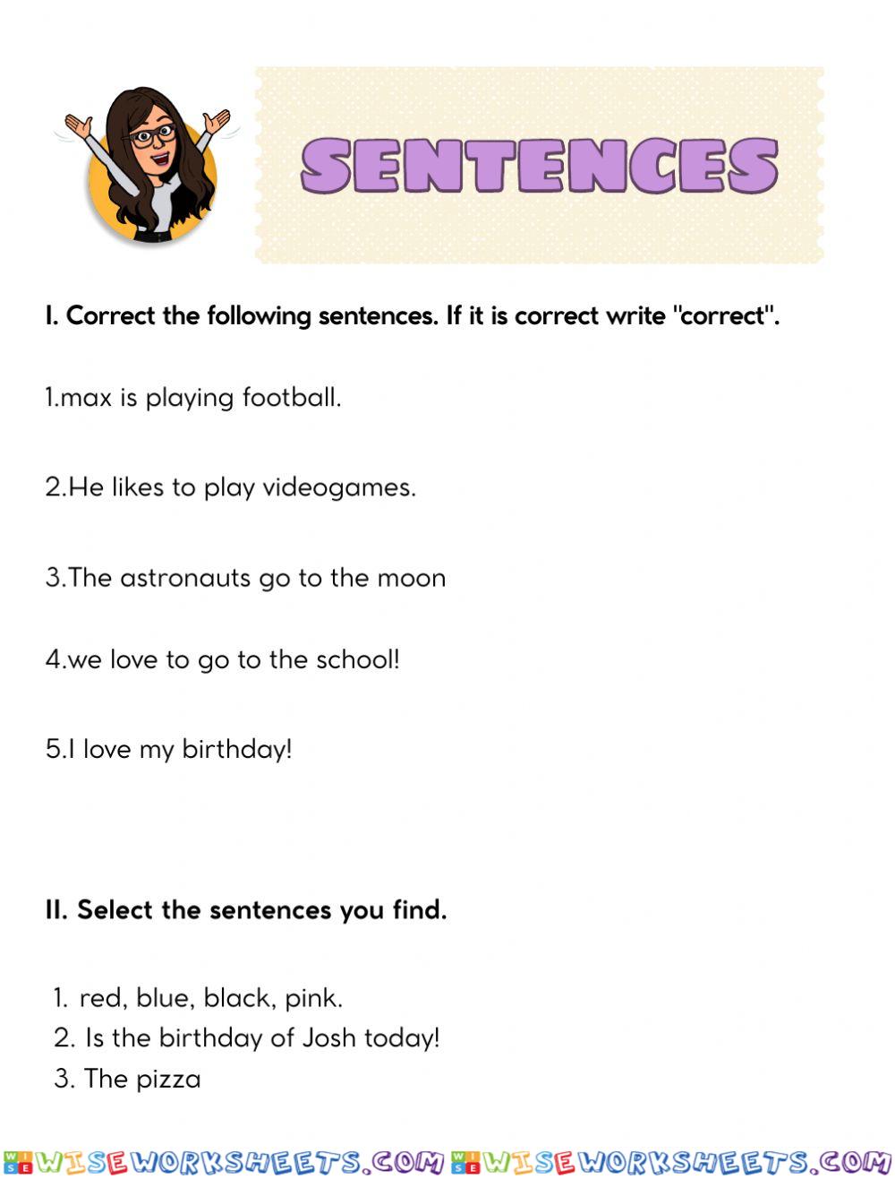 Sentences