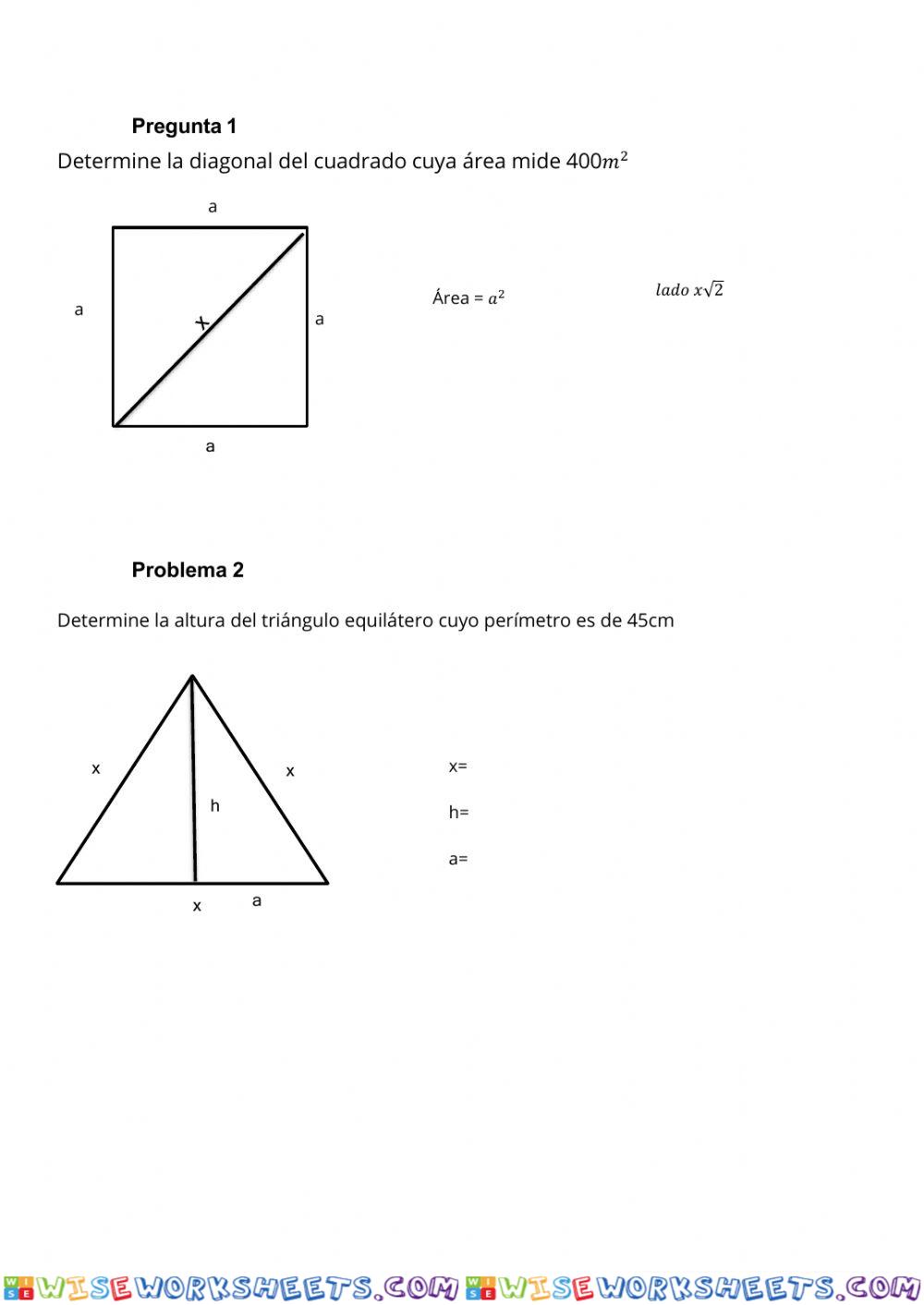 Teorema de pitagoras