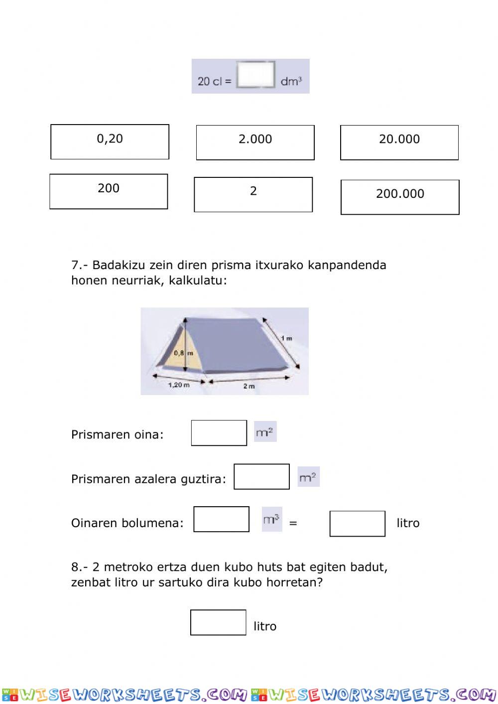 worksheet