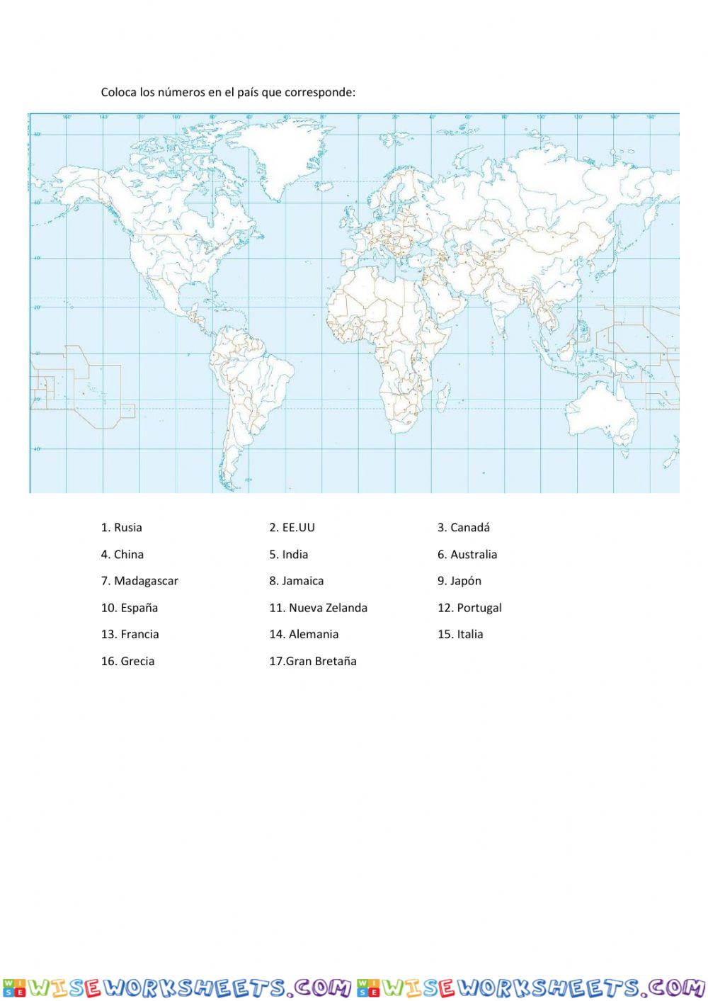 Paises del mundo