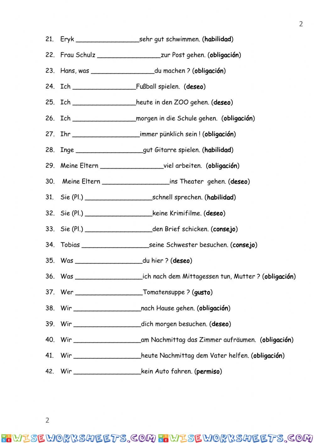 worksheet
