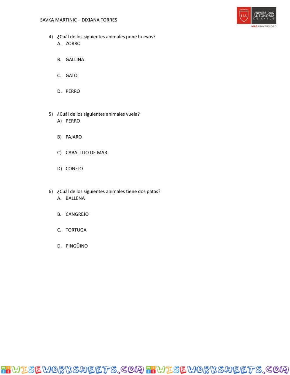 worksheet