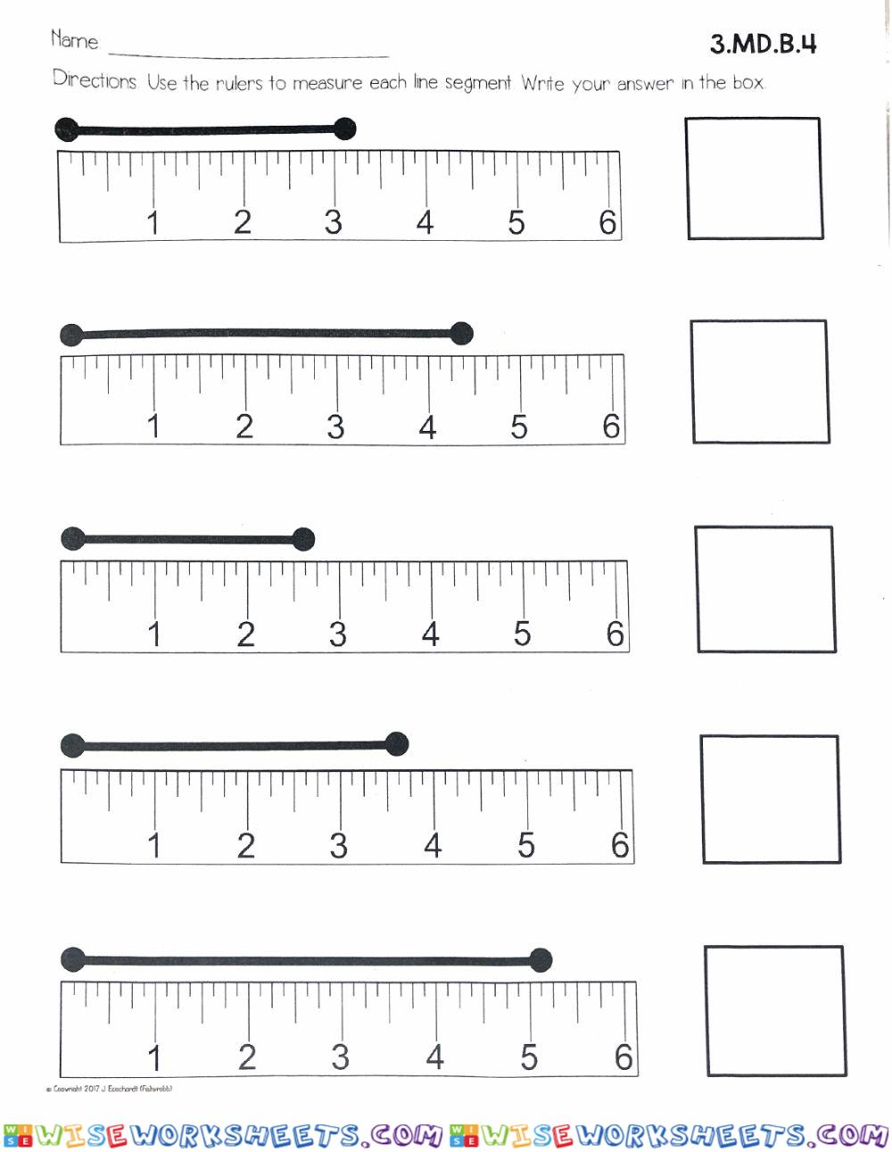 Measuring to the nearest Quarter Inch