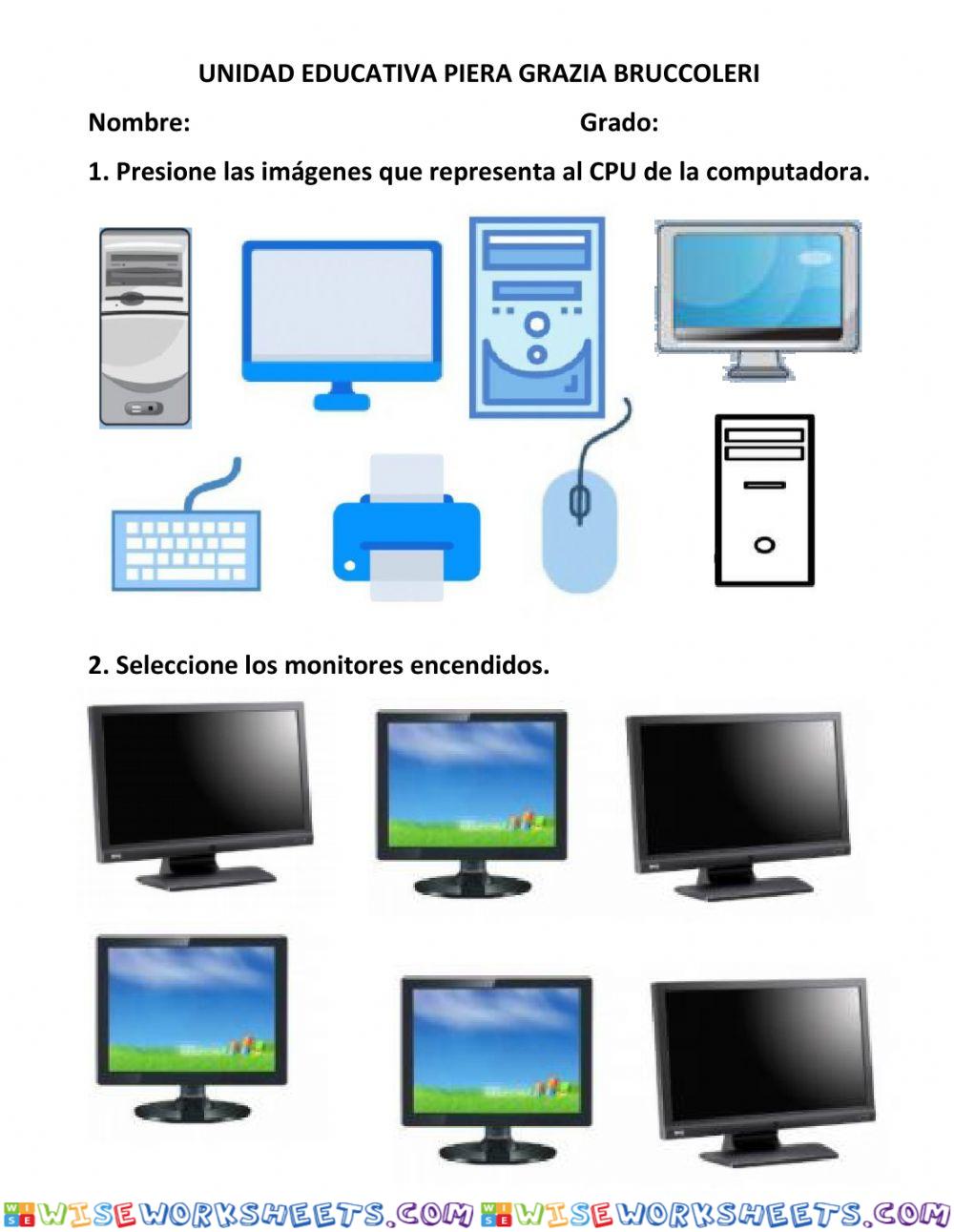 Cpu y monitor