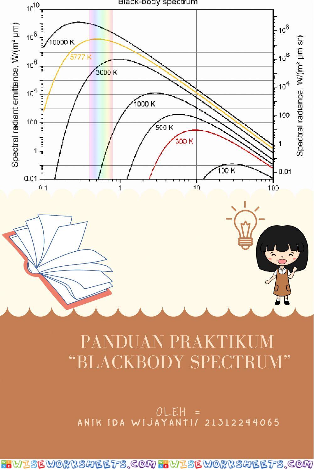 Lembar Kerja Praktikum Blackbody Spectrum