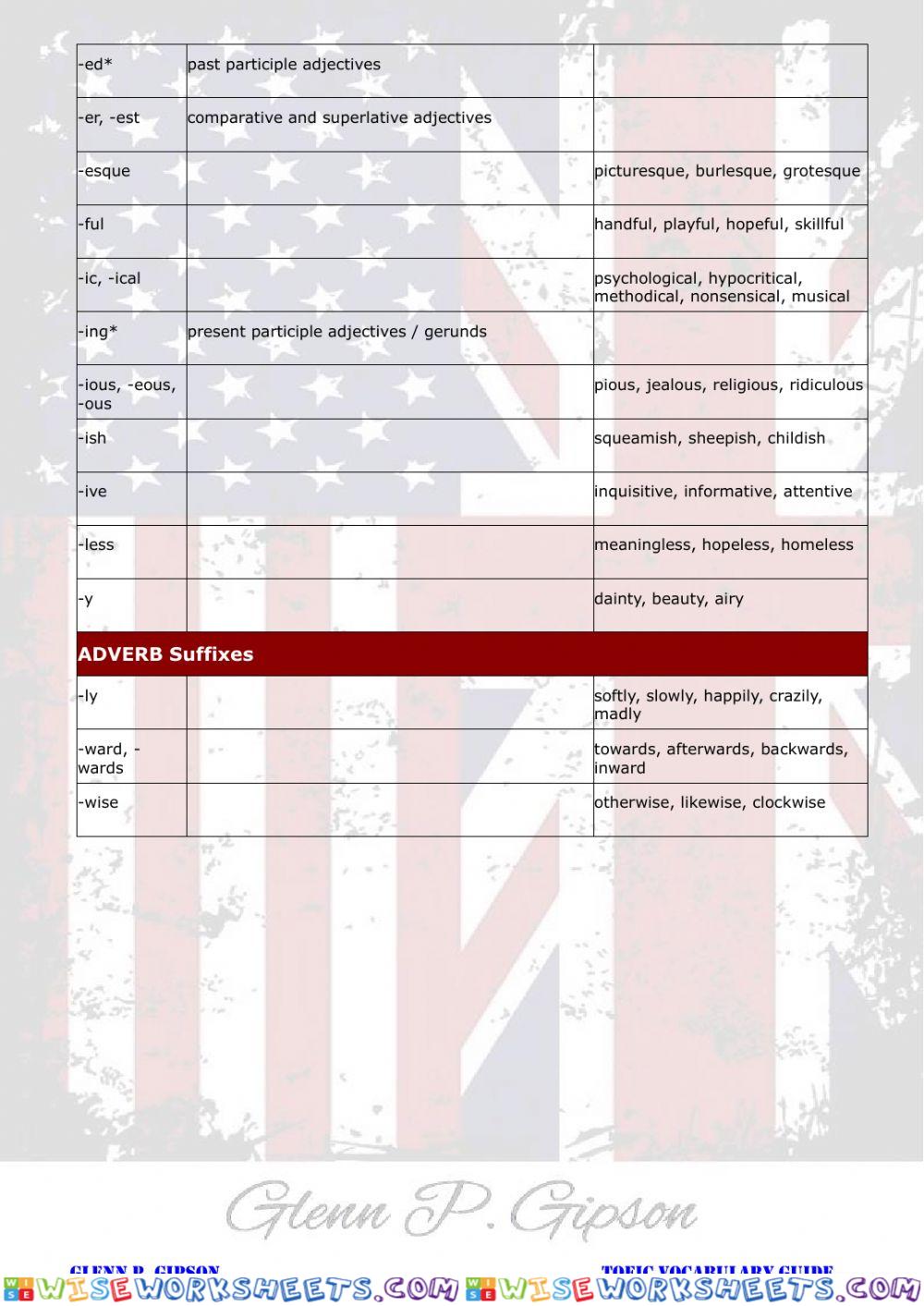 worksheet