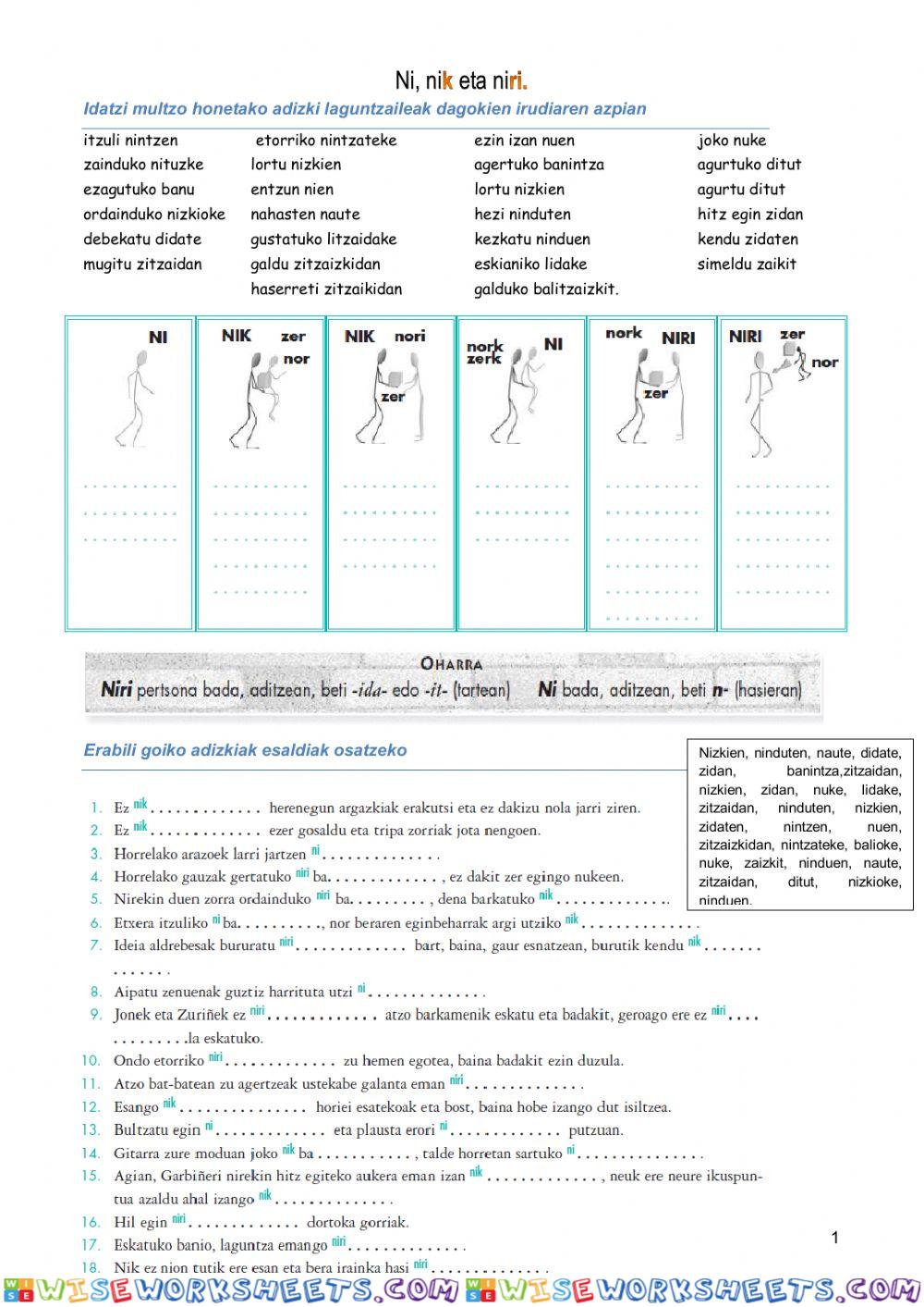 worksheet