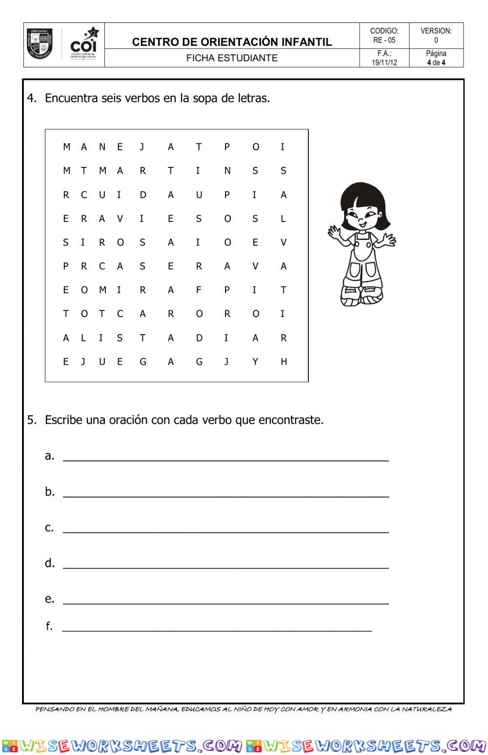 worksheet