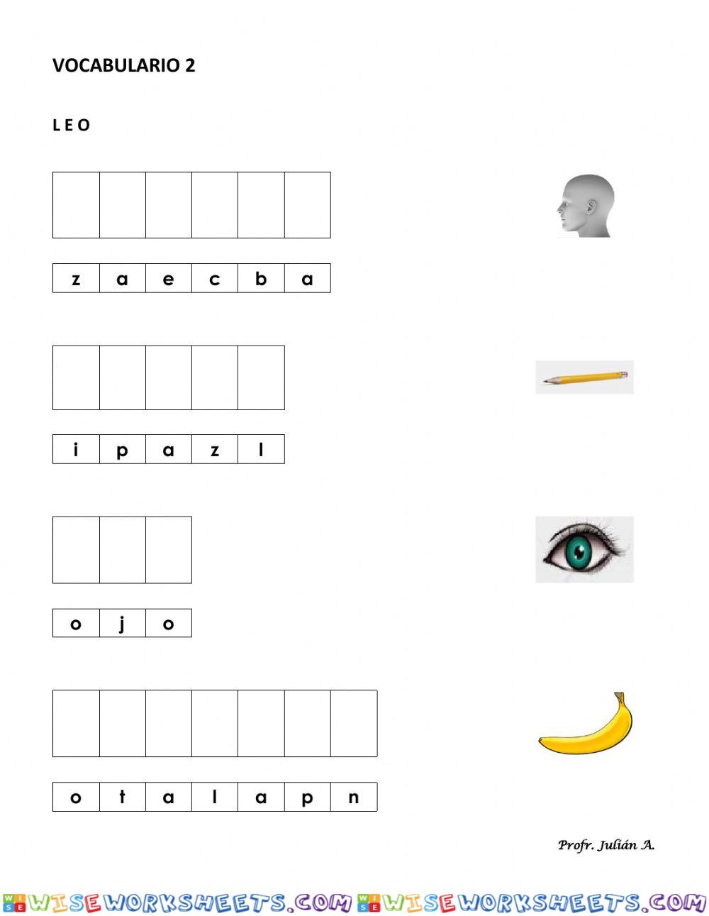 Vocabulario 2