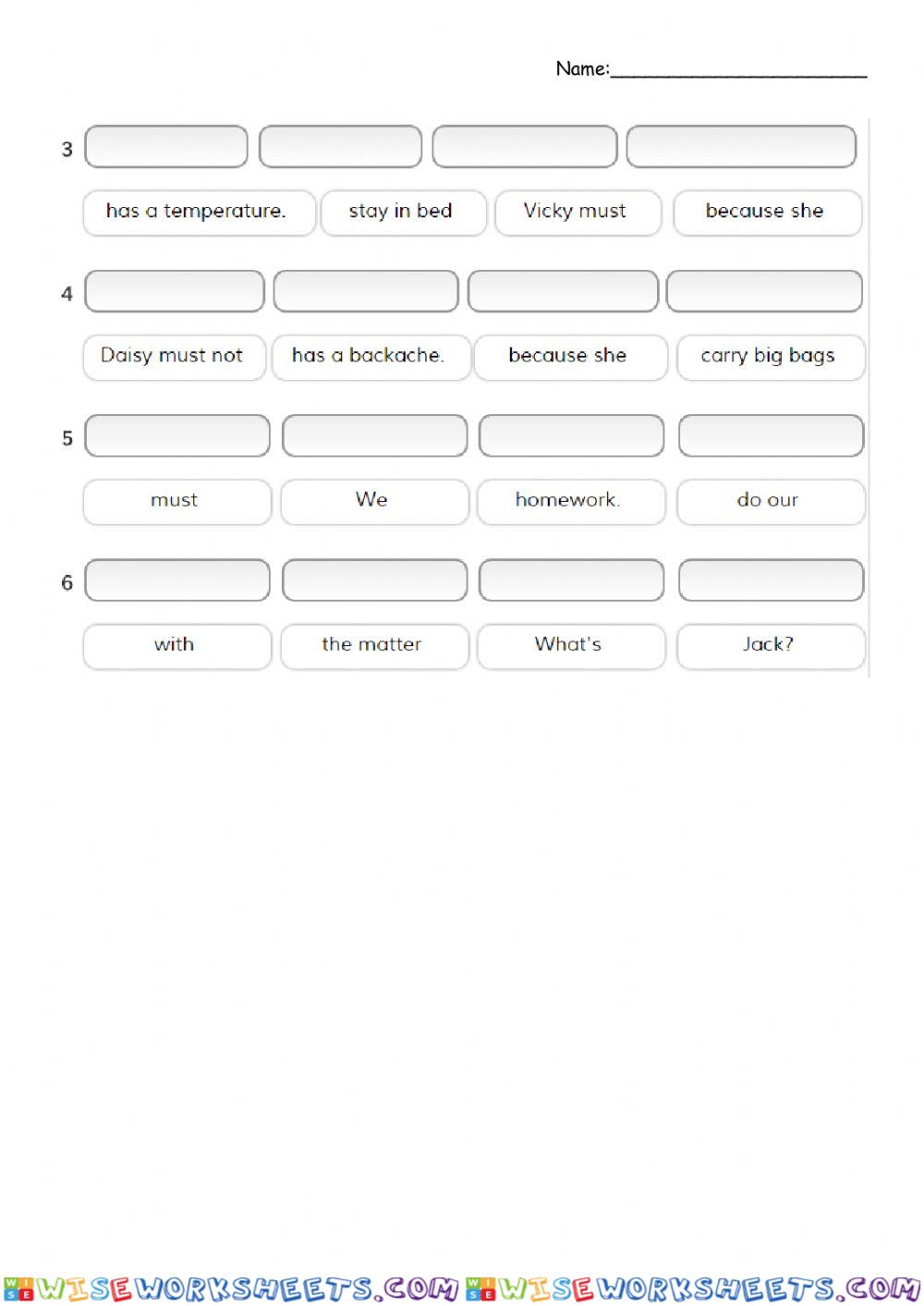 worksheet