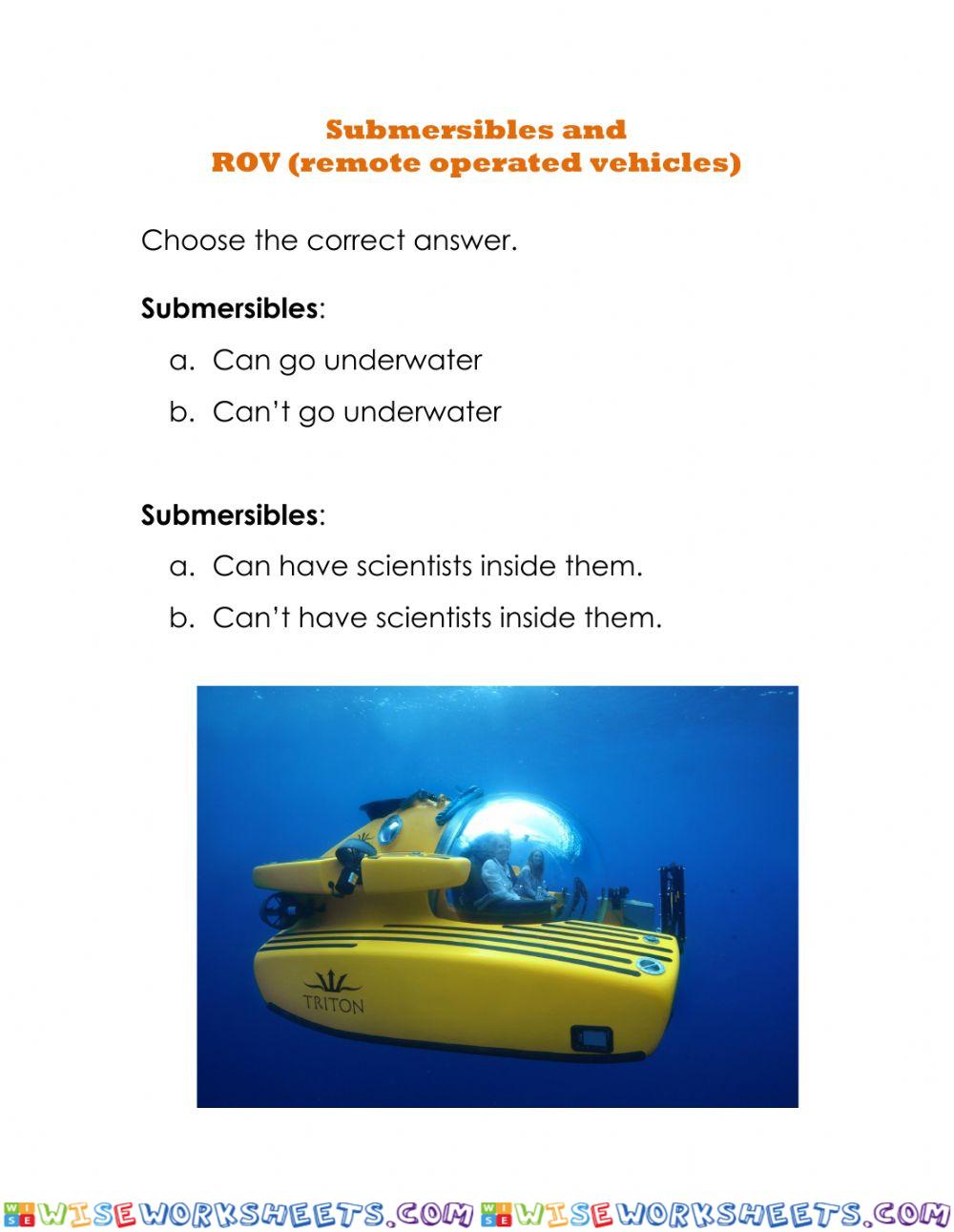 Submersibles S