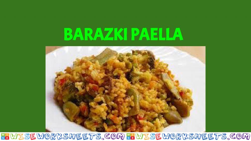 Barazki paella