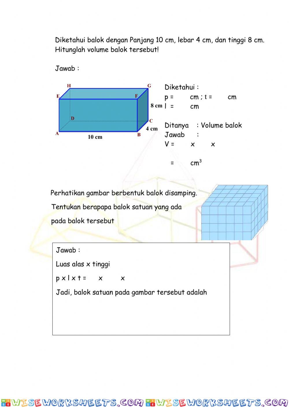 worksheet