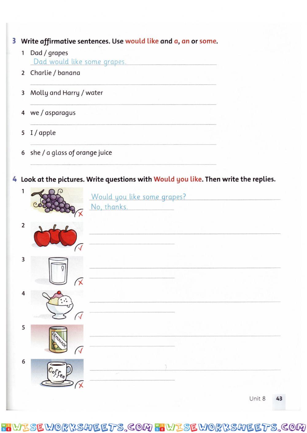 Would you like...?