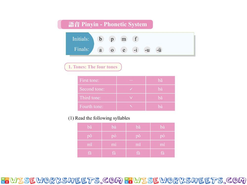 Let's Learn Mandarin book 1 L1