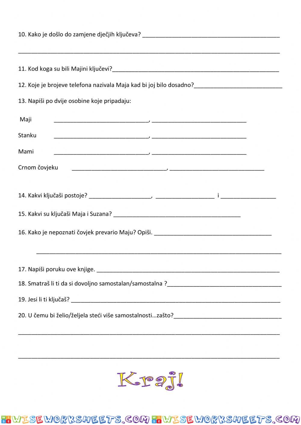 worksheet