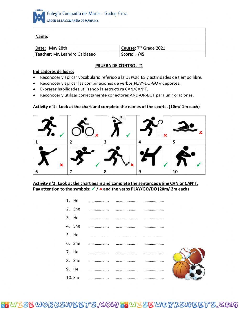 Sports Test-1