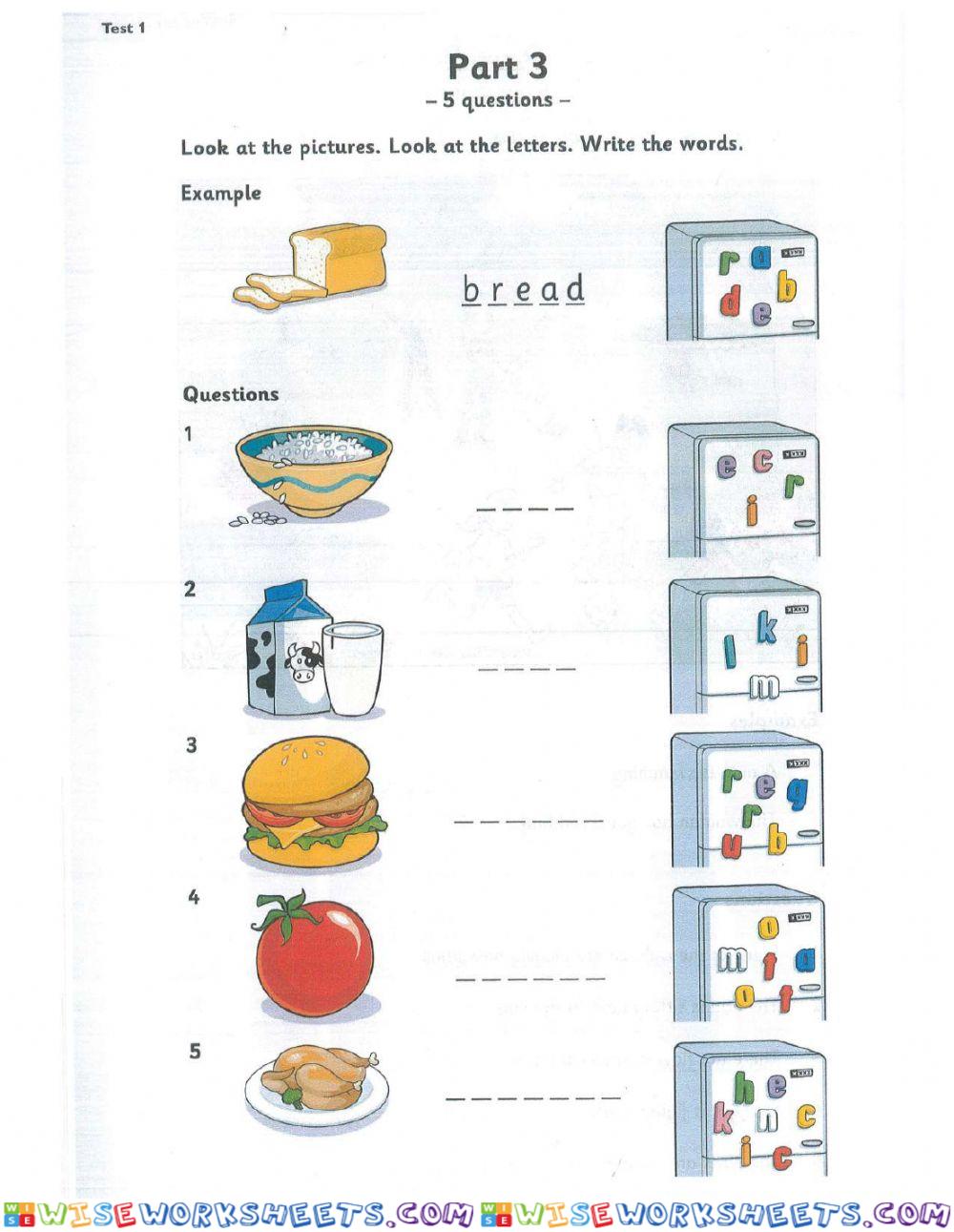 worksheet