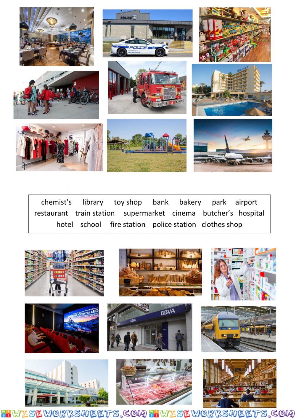 Places in town
