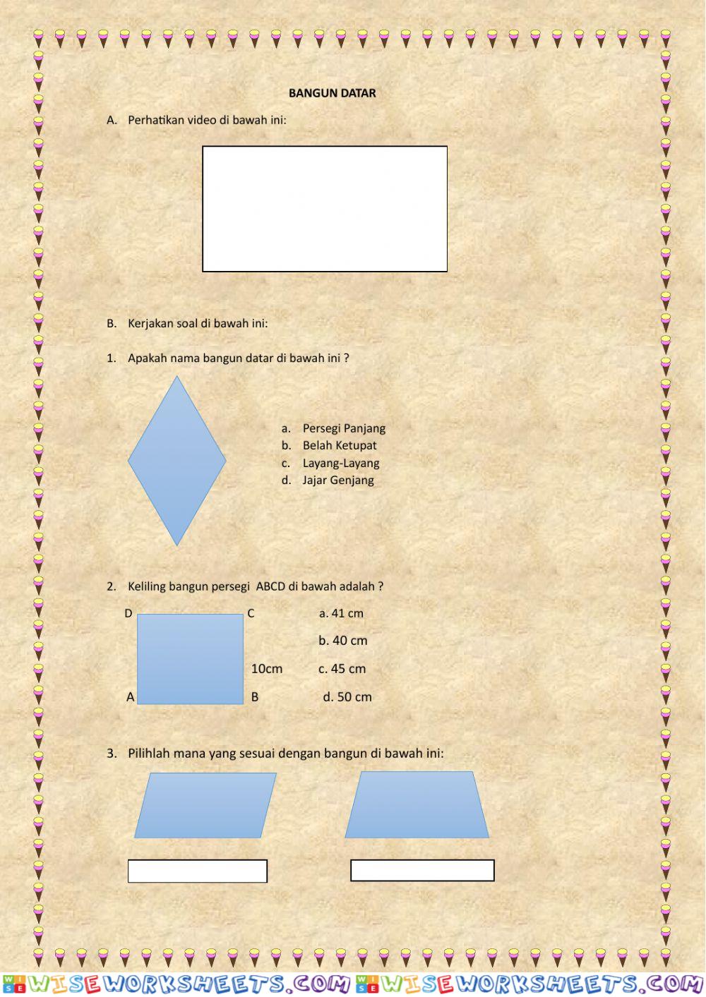 worksheet