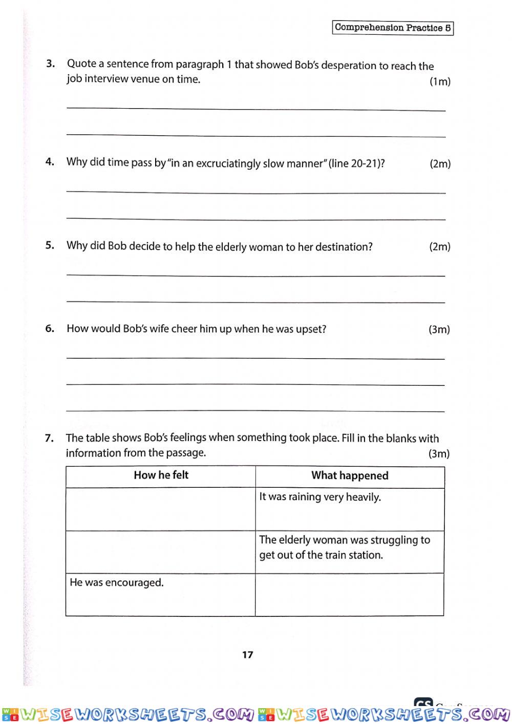 worksheet