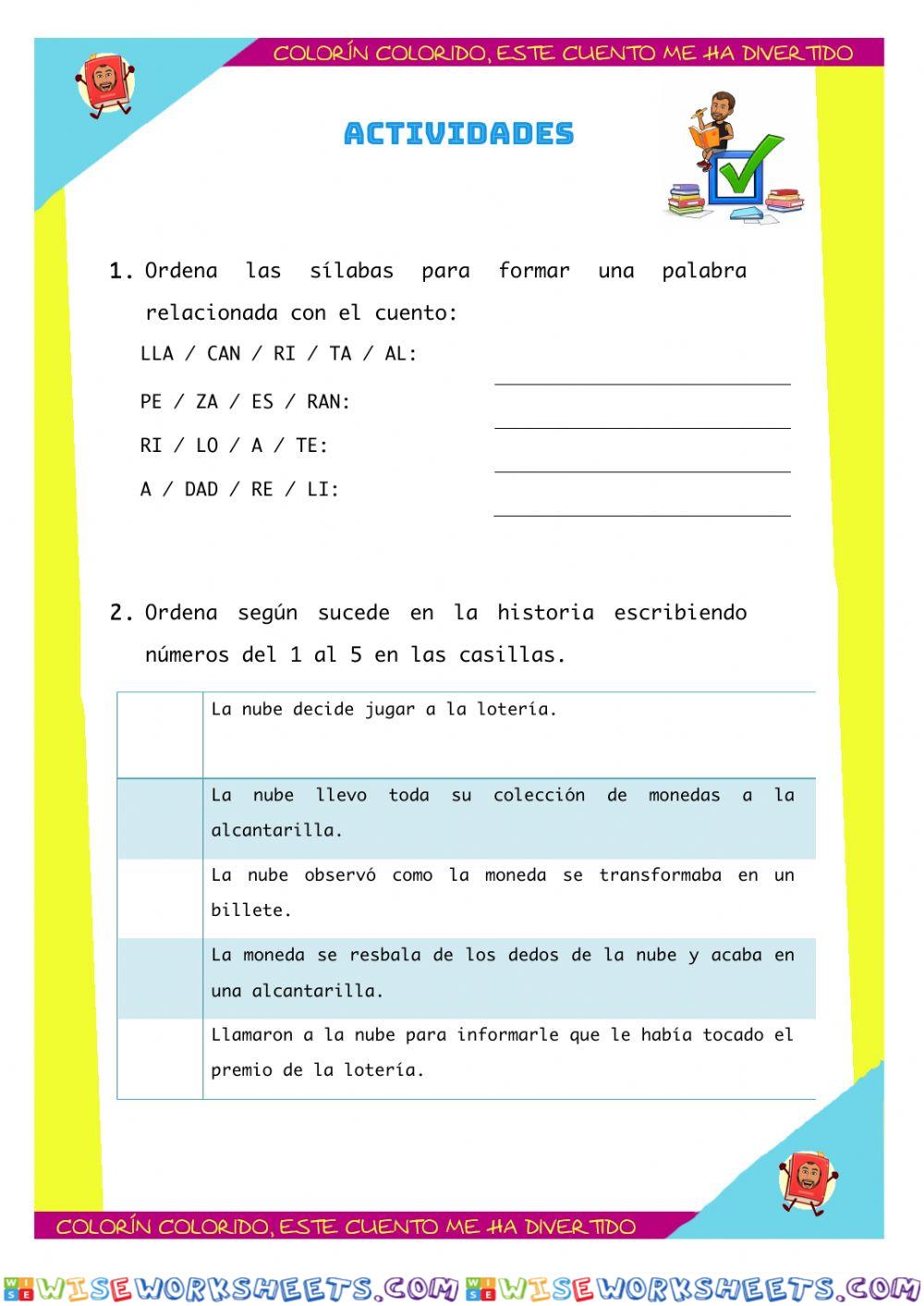 worksheet