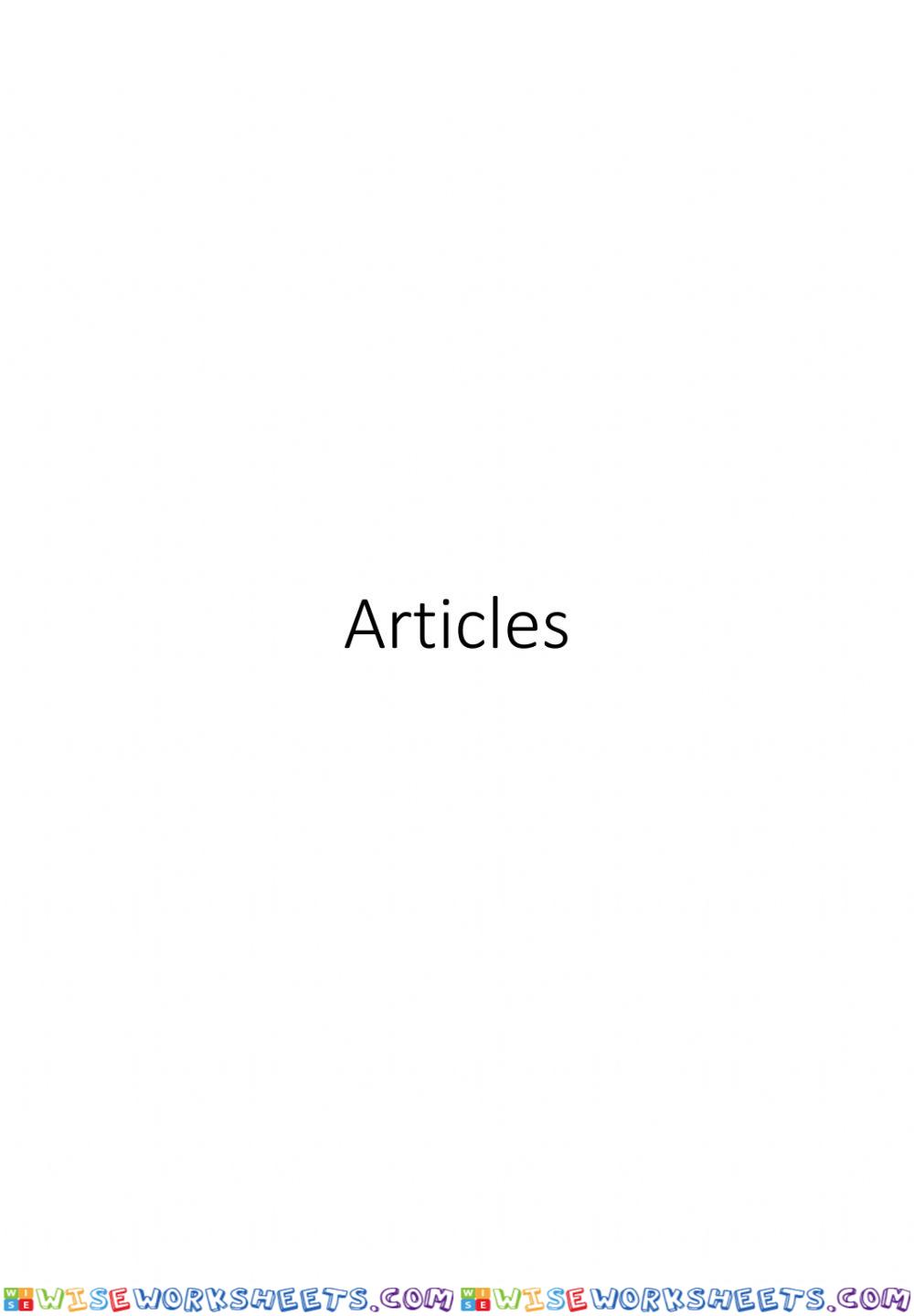 Articles