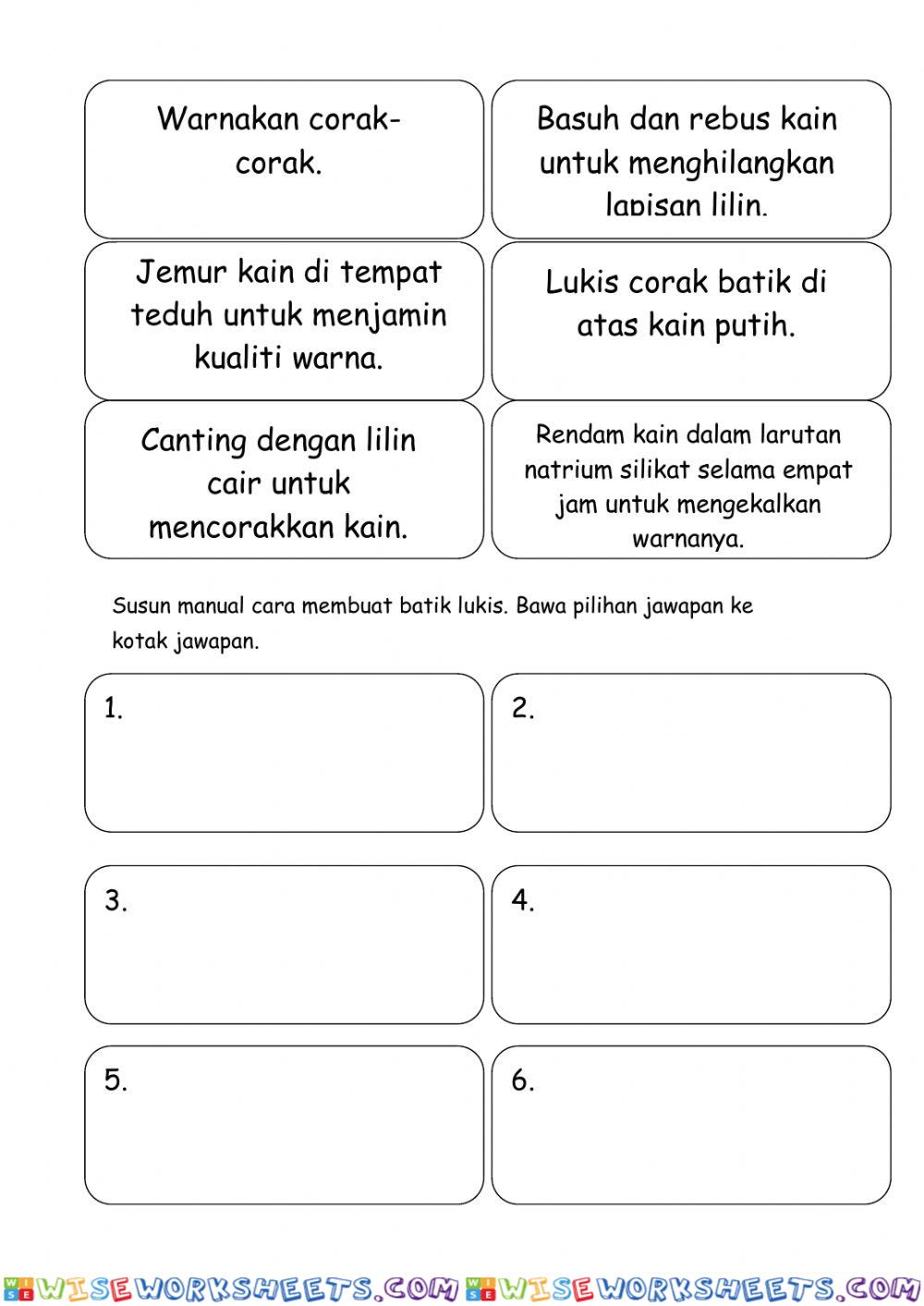 Membuat batik Lukis