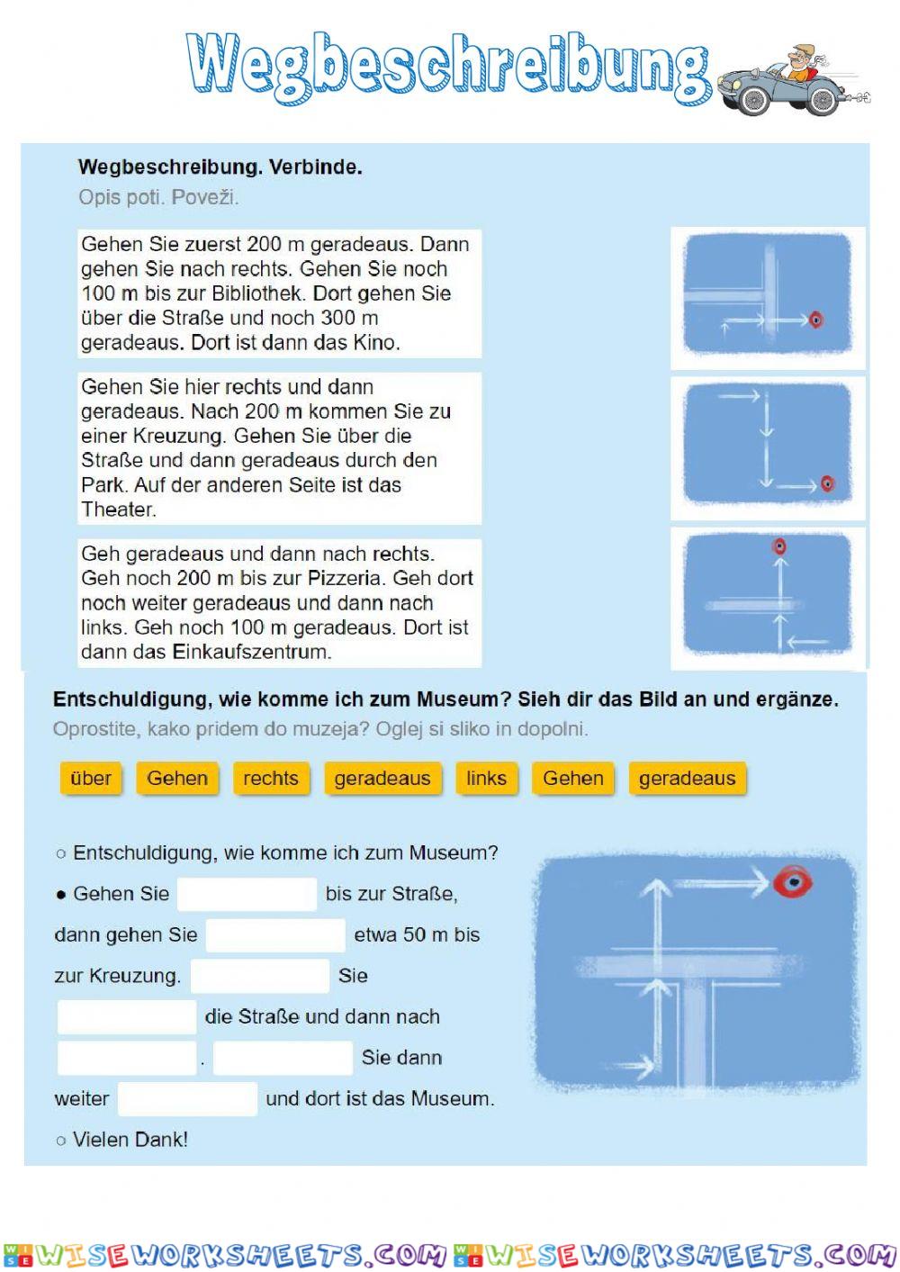 Wegbeschreibung