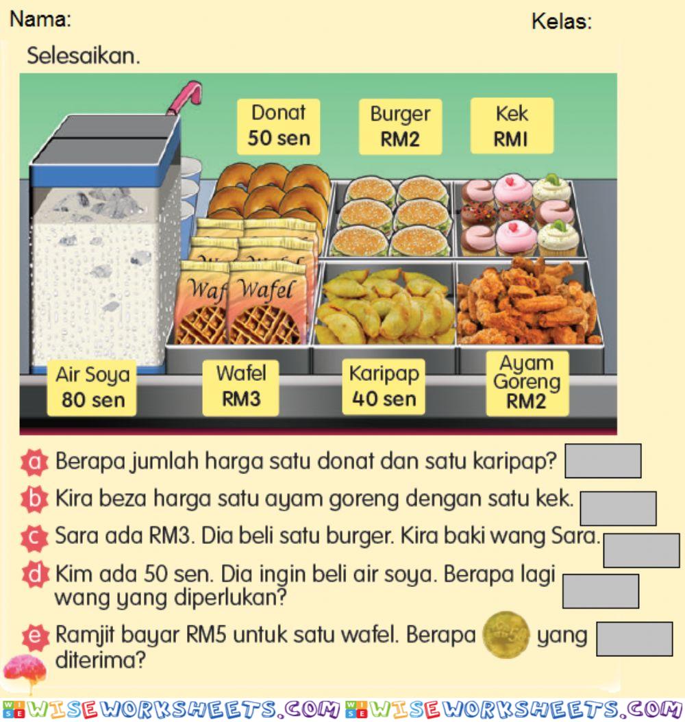 Selesaikan Masalah Wang Tahun 1