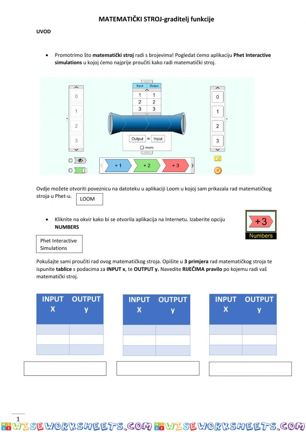 Matematički stroj-graditelj funkcije