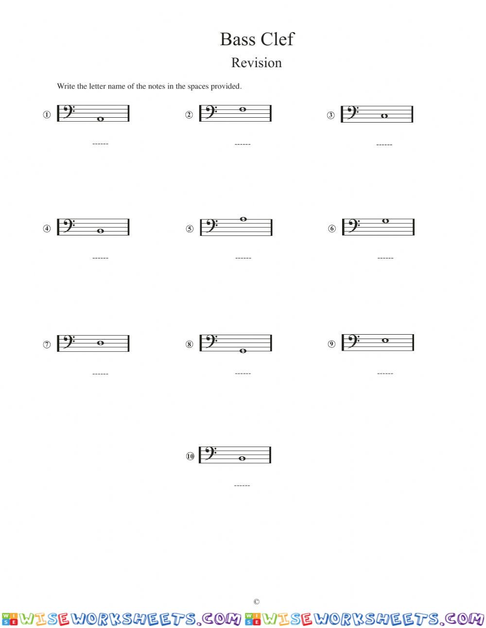 Bass Clef 1