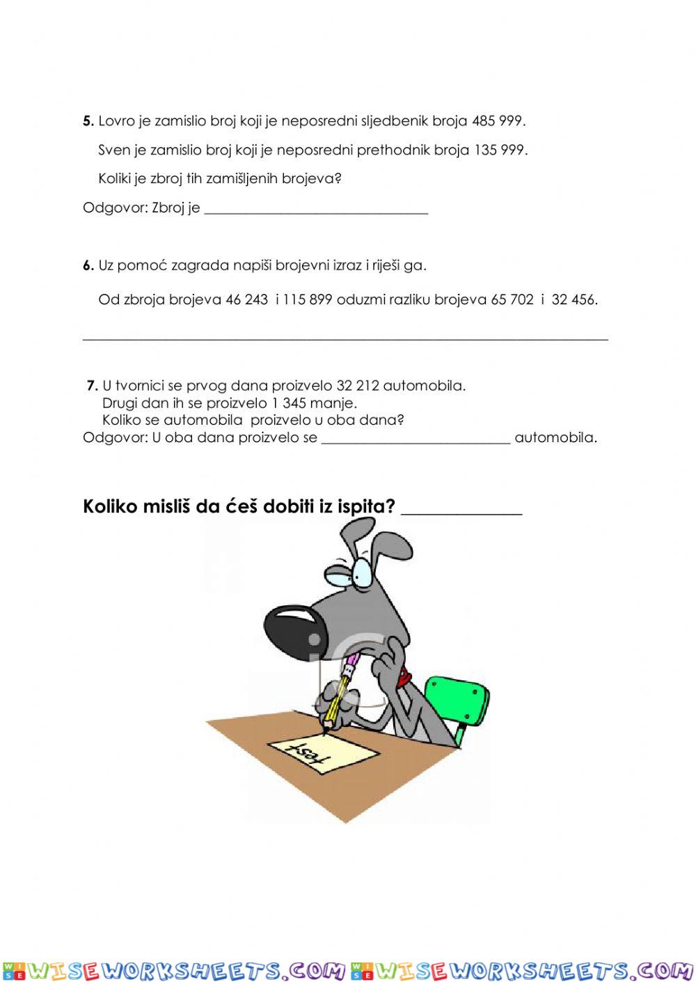 worksheet