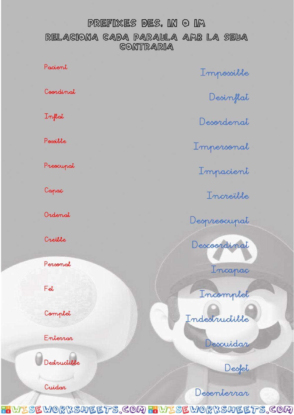 worksheet