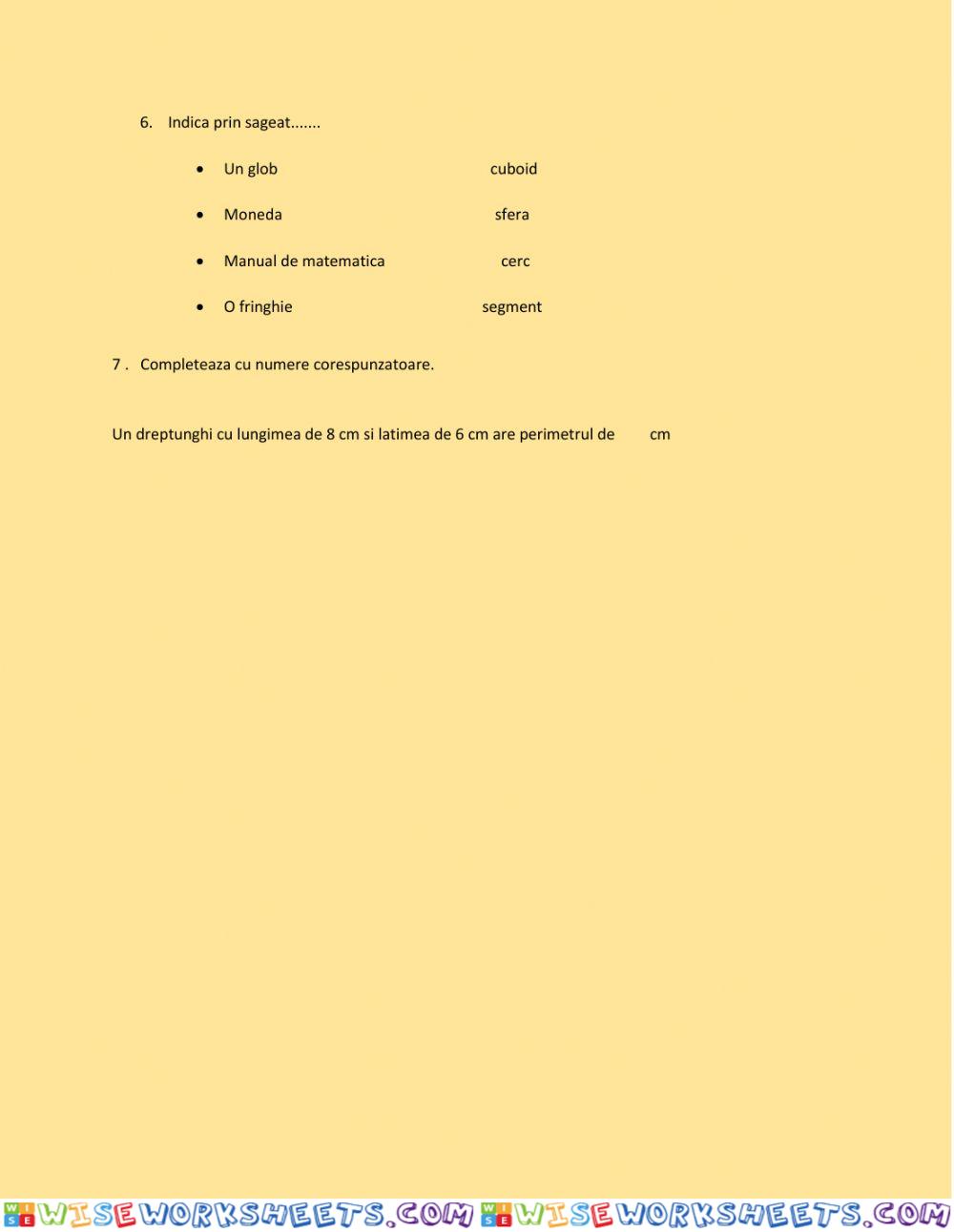 worksheet