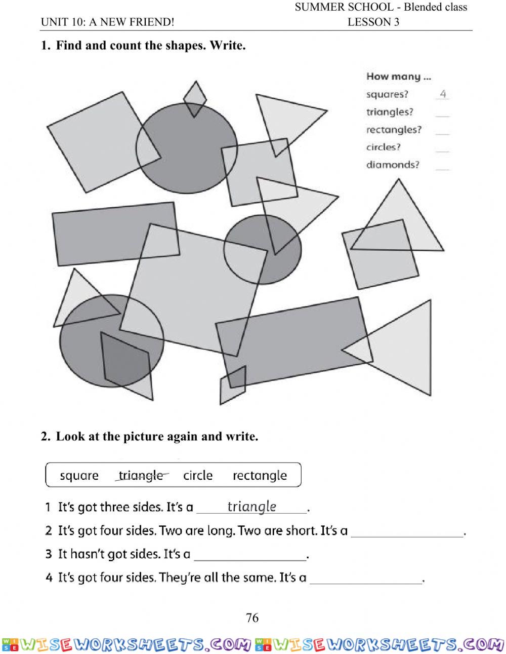 worksheet