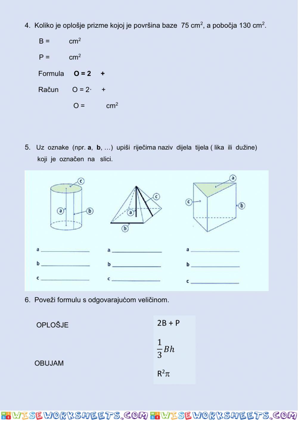 worksheet