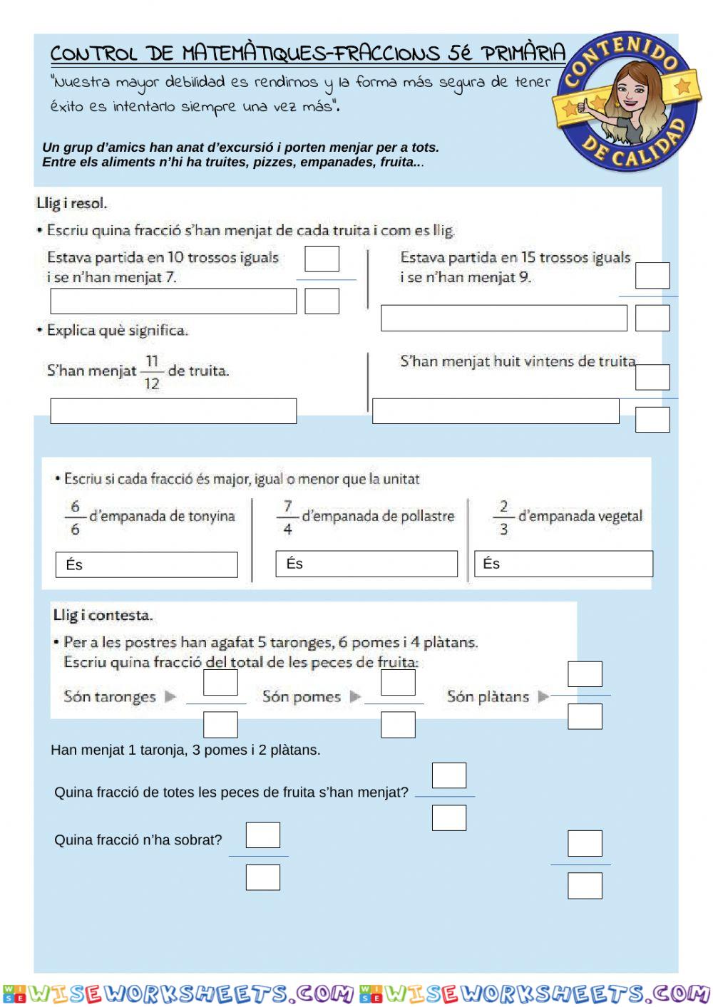 worksheet