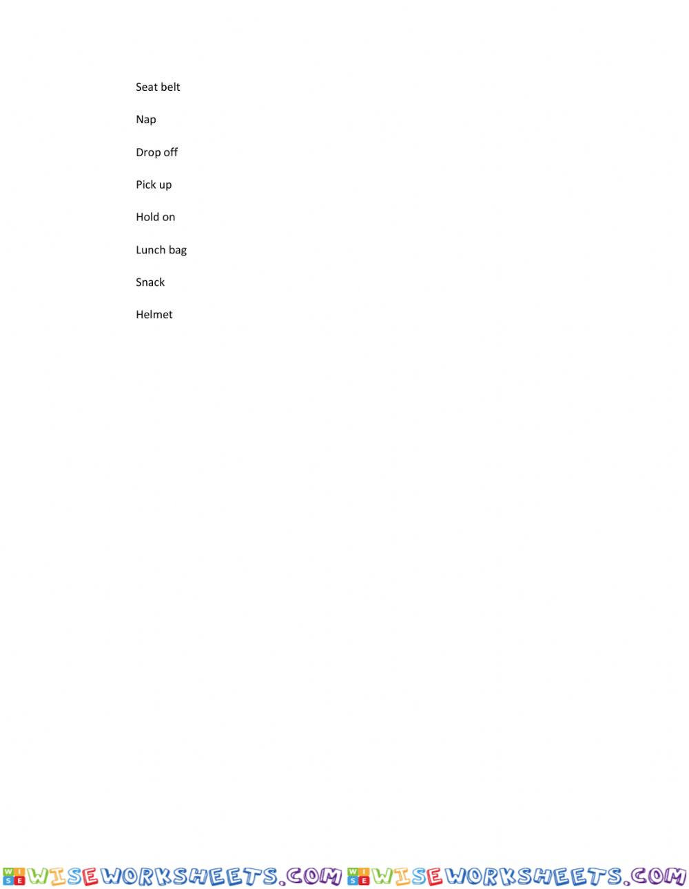 worksheet